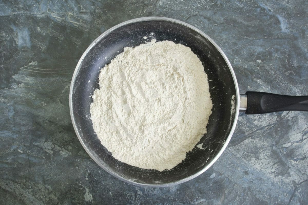 Step 1 Toast Flour In Pan