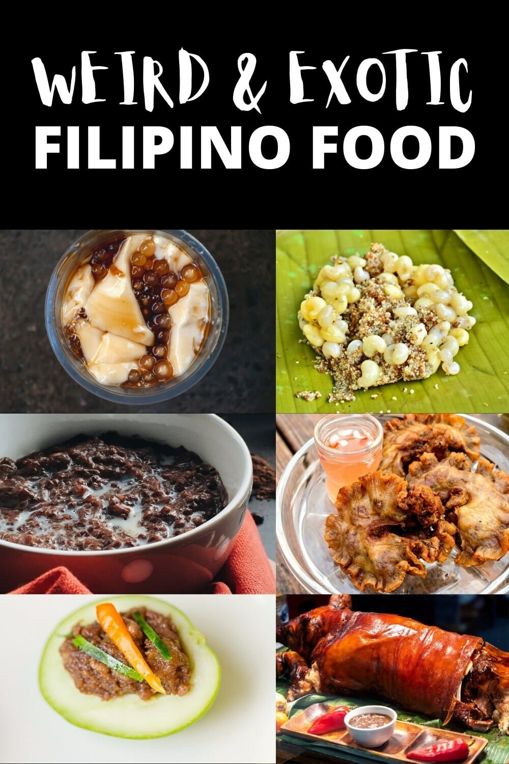 weird filipino foods pinterest
