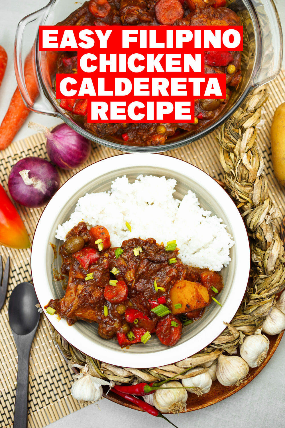 easy chicken caldereta stew recipe pinterest